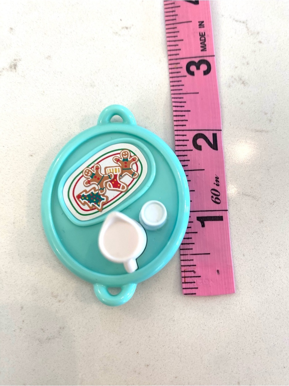 Peppa Pig Christmas Holiday Tray Accessory Gingerbread Cookies Milk Replacement - Picture 4 of 4